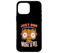 Just One More Level Hibou Gamer Amusant Coque pour iPhone 16 Pro Max