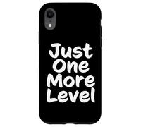 Just One More Level Manette de Jeu vidéo Coque pour iPhone XR