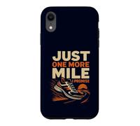 Just One More Mile I Promise Tapis de Course Amusant Coque pour iPhone XR