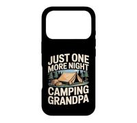 Just One More Night Camping Grandpa Tente Trip Coque pour iPhone 17 Pro