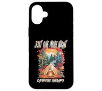 Just One More Night Thérapie feu de Camp Camping Nature en Plein air Coque pour iPhone 16 Plus