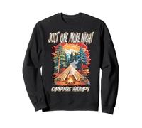 Just One More Night Thérapie feu de Camp Camping Nature en Plein air Sweatshirt
