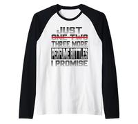 Just One More Perfume Bottles I Promise Parfum Bott Manche Raglan