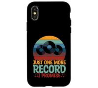 Just One More Record I Promise Disques vinyles Coque pour iPhone X/XS