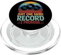 Just One More Record I Promise Disques vinyles PopSockets PopGrip pour MagSafe