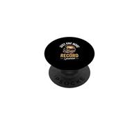 Just One More Record I Promise Inscription Humoristique en Vinyle PopSockets PopGrip Adhésif