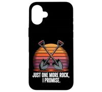 Just One More Rock I Promise Design rétro pour Creuser Coque pour iPhone 16 Plus