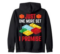 Just One More Set I Promise Bloc de Construction de Briques Sweat à Capuche