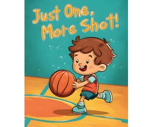 Just One More Shot Composition Notebook: Wide Ruled Basketball Journal for Kids, School Writing, Practice Notes, and Goal Tracking
