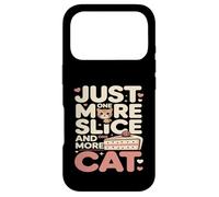 Just One More Slice and One More Cat Humour Coque pour iPhone 17 Pro