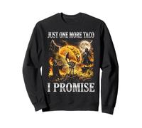Just One More Taco I Promise Bootleg Humour drôle pour Adulte Sweatshirt