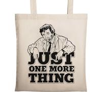 Just One More Thing Sac fourre-tout écologique en coton naturel Beige