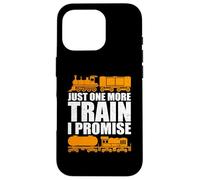 Just One More Train I Promise Lover Train Miniature Coque pour iPhone 16 Pro