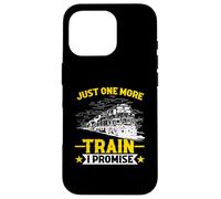 Just One More Train I Promise Lover Train Miniature Coque pour iPhone 16 Pro