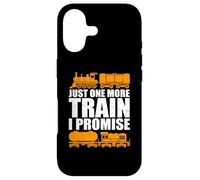 Just One More Train I Promise Lover Train Miniature Coque pour iPhone 17