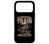 Just One More Train I Promise Lover Train Miniature Coque pour iPhone 17 Pro Max