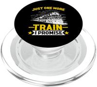 Just One More Train I Promise Lover Train Miniature PopSockets PopGrip pour MagSafe
