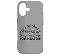 Just One Small Positive Thought Citation de Motivation Coque pour iPhone 17