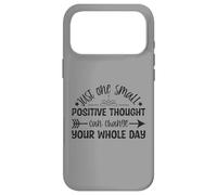 Just One Small Positive Thought Citation de Motivation Coque pour iPhone 17 Pro Max
