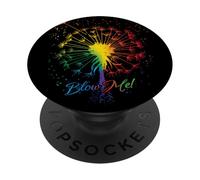 Just Pissenlit Jardin Breathe Fleurs Arc-en-Ciel Dandelion PopSockets PopGrip Adhésif