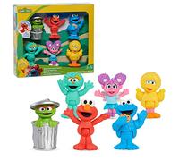 Just Play Sesame Street Neighborhood Friends Lot de 6 Figurines articulées pour Enfants à partir de 2 Ans