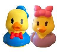 Just Play Canards en Caoutchouc Collection Donald Le Canard et Daisy 3"""" Jouets de Bain