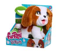 Just Play Cavalier King Charles interactif de FurReal mesurant 20,3 cm de Haut, Animal en Peluche Marcheur, Chiot doté d’Une Laisse, 6 Accessoires, Jouets pour Enfants de 4 Ans et Plus