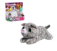 Just Play Chaton interactif de FurReal, Petit Chat interactif en Peluche avec Effets sonores et mouvements, Jouets pour Enfants de 4 Ans et Plus