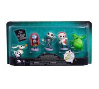 Just Play Coffret de 5 Figurines à Collectionner « L’étrange Noël de M. Jack » de Tim Burton et Disney, 4 Accessoires, Jouets pour Enfants de 3 Ans et Plus