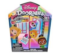 Just Play Coffret de Mini-Figurines à Collectionner Disney Doorables, série Technicolor, Lot de Figurines à Collectionner de 3,8 cm de Haut, Jouets pour Enfants de 5 Ans et Plus