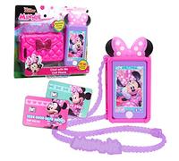Just Play Coffret téléphone Portable Minnie Mouse Disney Junior, Effets sonores et Lumineux, Jouet pour Enfants de 3 Ans et Plus, 19.05