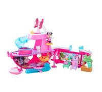 Just Play Coffret Yacht Minnie Mouse de Disney Junior avec Effets sonores et Lumineux, 14 Accessoires, Jeux d’Imitation, Jouets pour Enfants de 3 Ans et Plus