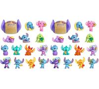 Just Play Collection de Mini-Figurines Stitch de Disney dans des Capsules, Figurines de 5 cm de Haut à Collectionner, emballages mystères, Jouets pour Enfants de 3 Ans et Plus (Lot de 2)