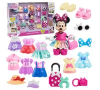 Just Play Collection Fashion Minnie Mouse de Disney Junior avec Figurine articulée et Accessoires, 22 Accessoires, Jouets pour Enfants de 3 Ans et Plus
