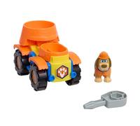 Just Play Disney Junior Pupstruction Tank Camion à benne basculante 3 pièces Ensemble figurine et véhicule Orange Chien Jouets pour enfants à partir de 3 ans