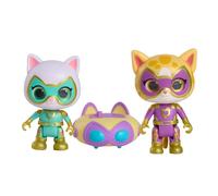 Just Play Disney Junior SuperKitties Su-Purr Charged Bitsy and Sparks Figure Set, Kids Toys for Ages 3 Up by