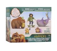 Just Play Coffret de figurines Disney Pixar Hoppers, 5 figurines de collection, dès 3 ans