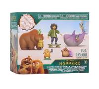 Just Play Disney Pixar Hoppers Coffret de Figurines de Collection, 5 Figurines Jouets, Cadeau pour Fans, Filles, Garçons et Enfants dès 3 Ans