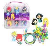 Just Play Disney Princess Kit de Fabrication de Bijoux 160 pièces - Arts et travaux manuels préscolaires - Jouets pour Enfants à partir de 3 Ans