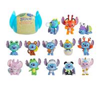 Just Play Disney Stitch Goes Wild Figurine à Collectionner 8 cm avec Socle, Boîte Mystère, Jouet pour Collectionneurs, Fans et Enfants dès 8 Ans