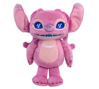 Just Play Disney Stitch Many Moods Peluche Intéractive Angel 34 cm, Plus de 50 Sons et Réactions, Jouet pour Fans, Filles, Garçons et Enfants dès 3 Ans