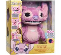 Just Play Peluche Angel Interactive de Disney mesurant 43 cm de Haut, Plus de 100 Sons et réactions, Un Personnage Plus Vrai Que Nature, Jouet pour Enfants de 3 Ans et Plus