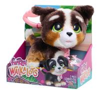 Just Play furReal Walk-A-Lots Bernedoodle Jouet interactif, 20 cm, chiot en peluche sauteur avec effets sonores, jouet pour enfants à partir de 4 ans
