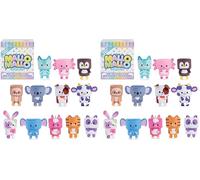 Just Play Mallo Mallo Mini-Peluches à Collectionner de 7,6 cm, Animaux en Peluche stylisés, Peluches Surprises moelleuses, Jouets pour Enfants de 3 Ans et Plus (Lot de 2)