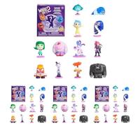 Just Play Mini-Figurines à Collectionner Vice-Versa 2 de Disney et Pixar, Figurines de 6,4 cm de Haut, Jouets pour Enfants de 3 Ans et Plus (Lot de 4)