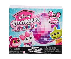 Just Play Mini-Figurines festives Disney Doorables à Collectionner, Figurines de 3,8 cm de Haut, emballages mystères, Jouets pour Enfants de 5 Ans et Plus