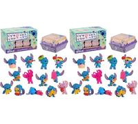 Just Play Mini-Figurines Stitch de Disney à Collectionner, boîte Surprise, Figurines à Collectionner de 5 cm de Haut, modèles aléatoires, Jouets pour Enfants à partir de 3 Ans (Lot de 2)