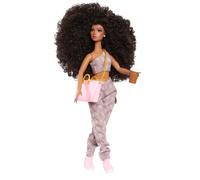 Just Play Naturalistas Ensemble de 7 pièces et accessoires décontractés pour poupées Naturalistas de 29,9 cm de haut, conçu et développé par Purpose Toys