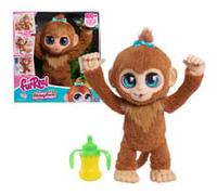Jouet Interactif - Furreal Friends - Peanut Le Singe - Plus De 100 Réactions, Marche, Équilibre Et Câlins