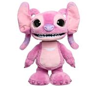 Just Play Peluche Angel Interactive de Disney mesurant 43 cm de Haut, Plus de 100 Sons et réactions, Un Personnage Plus Vrai Que Nature, Jouet pour Enfants de 3 Ans et Plus